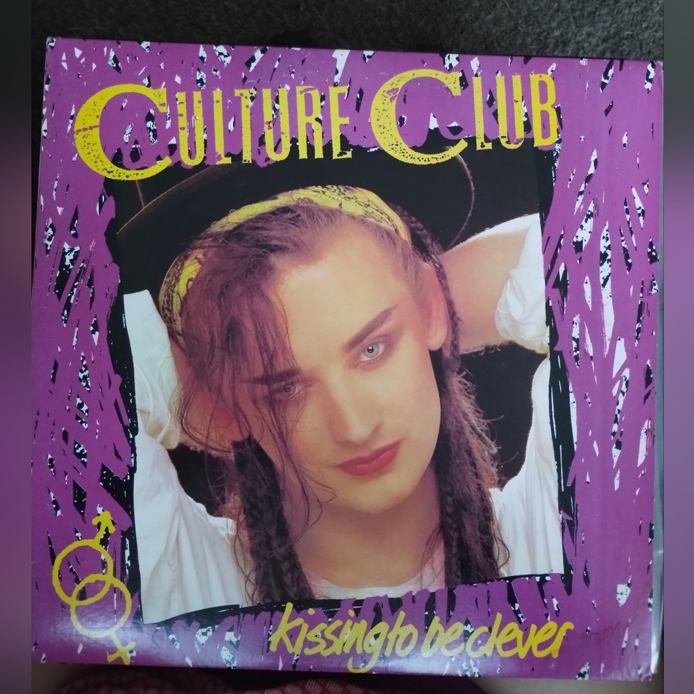 Culture Club "Kissing to be Clever" Vintage Vinyl Record